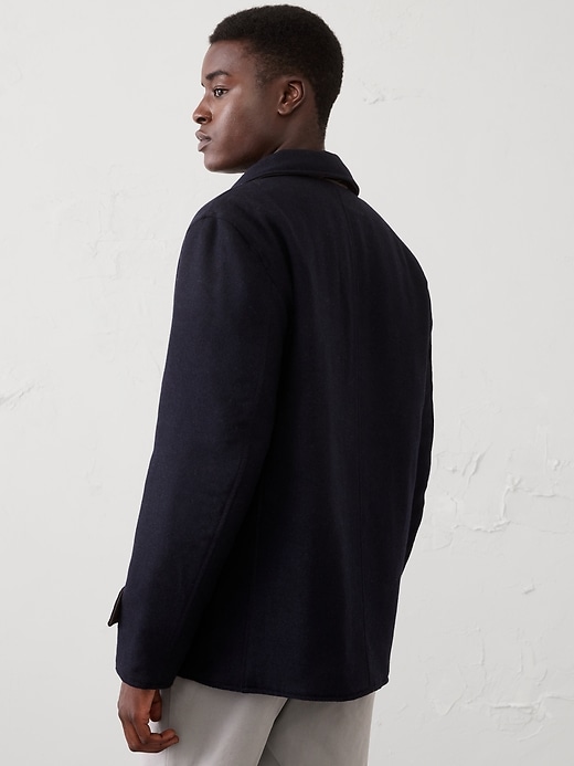 00s BANANA REPUBLIC ウール・カシミヤ混ジャケット Reversible Wool Jacket | Banana Republic Factory