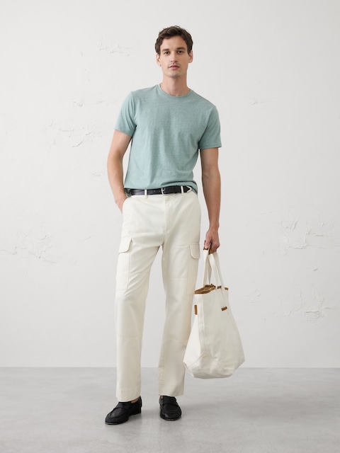 Standard-Fit Premium Wash Crew-Neck T-Shirt