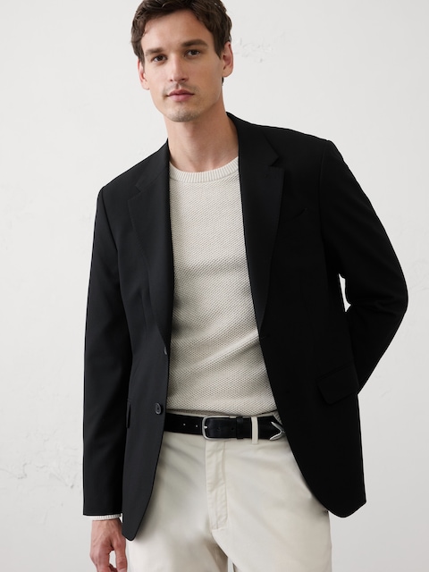 Plainweave Suit Jacket