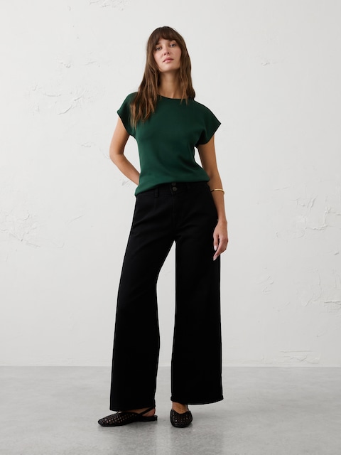 Soft Touch Cap-Sleeve Top