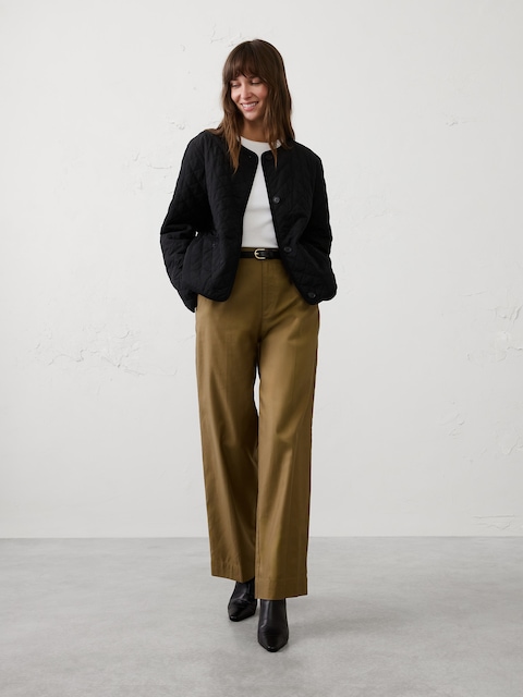 Quilted Cropped Jacket