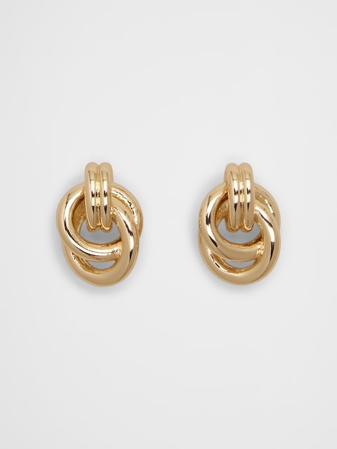 Mini Croissant Stud Earrings