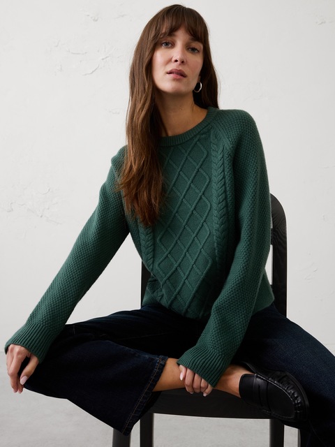 Perfectly Soft Cable Sweater