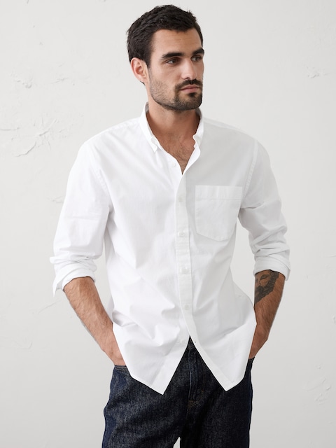 Standard-Fit Softwash Cotton Shirt