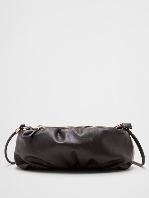 Vegan Leather Cloud Crossbody Bag