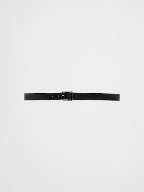 Leather Casual Square-Buckle Belt