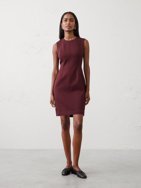 Seamed Mini Dress