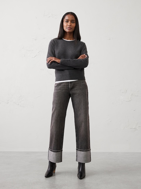 Straight High-Rise Jean