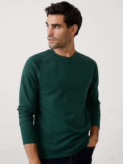Waffle Crew-Neck Shirt