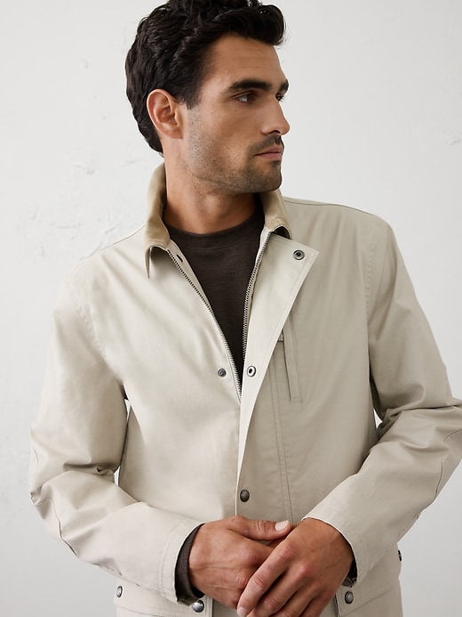 Cotton Utility Jacket | Banana Republic Factory