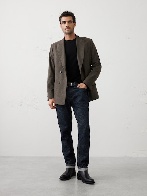 Relaxed-Fit Donegal Blazer