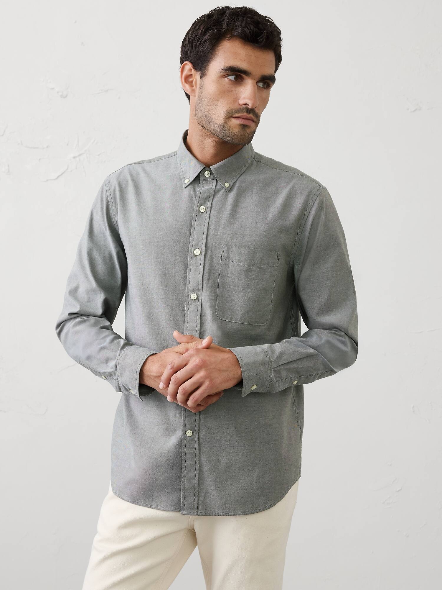 Standard-Fit Oxford Shirt