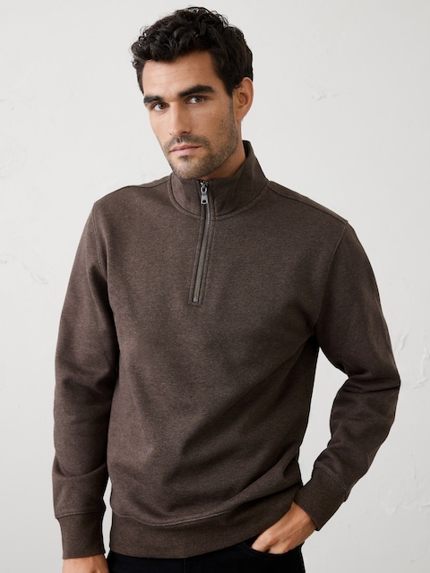 Fleece Quarter-Zip Sweatshirt