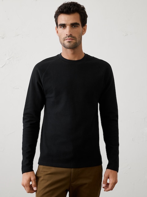 Waffle Crew-Neck Shirt