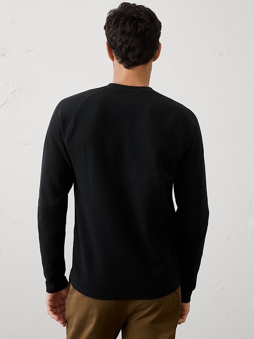 Waffle Crew-Neck Shirt | Banana Republic Factory