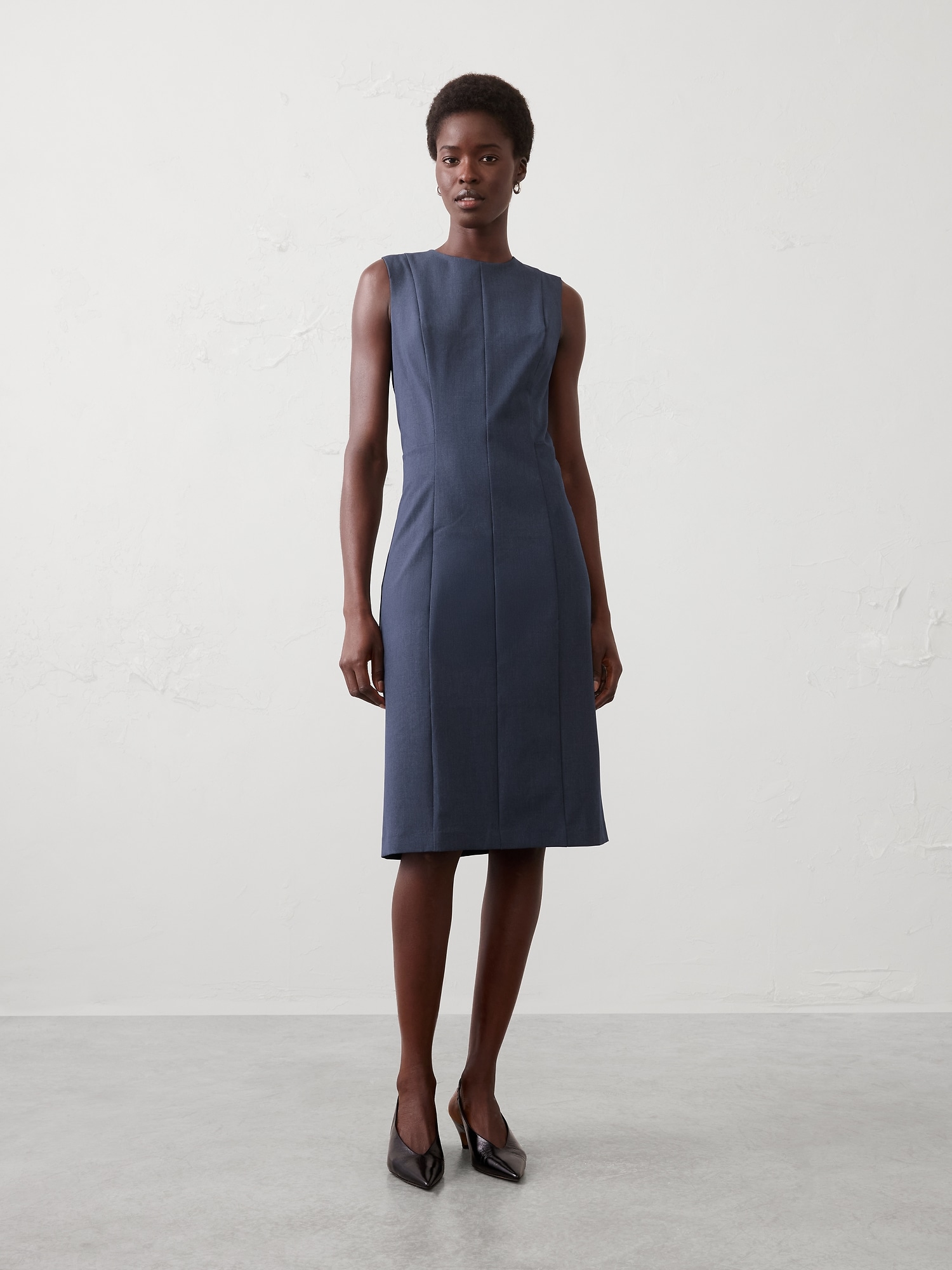 Knee-Length Sheath Dress
