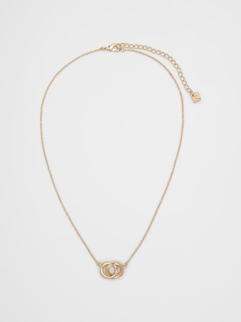Intertwined Ring Necklace