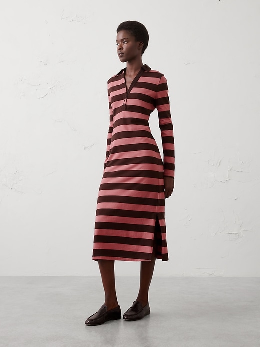Polo Knit Midi Dress | Banana Republic Factory