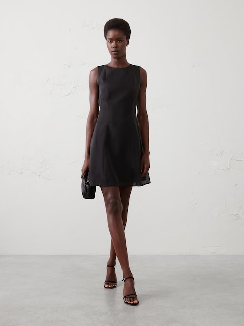 Organza Above-Knee Dress