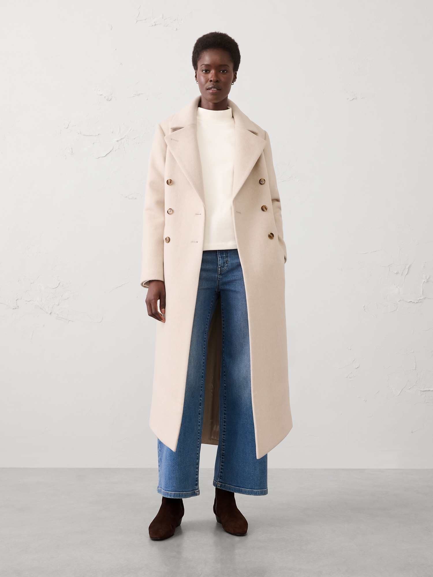Woolen Long Coat | Banana Republic Factory