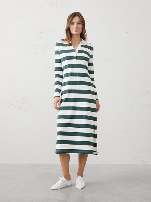 Polo Knit Midi Dress | Banana Republic Factory