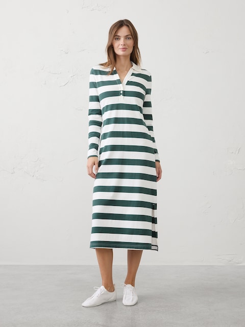 Polo Knit Midi Dress