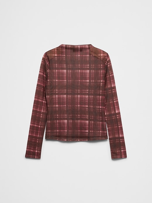 Mesh Mock-Neck Top | Banana Republic Factory