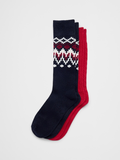Mens Cozy Gifting Socks (2 Pack)