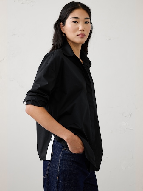 Contrast Twill Shirt