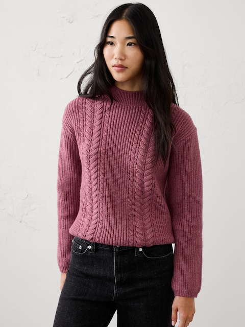 Perfectly Soft Cable Sweater