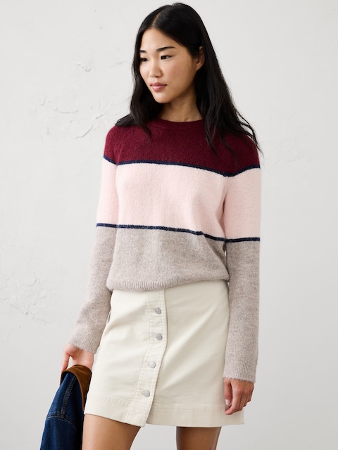 Plush Colorblock Sweater
