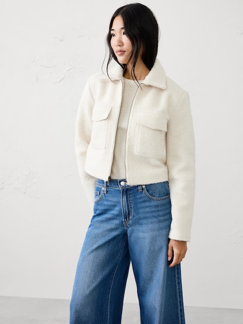Boucle Cropped Jacket