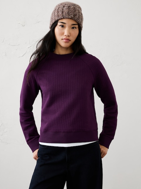 Quilted Sweatshirt