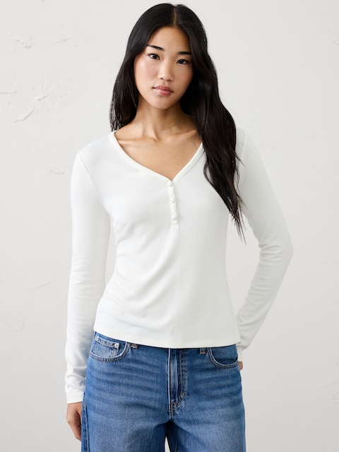 Soft Luxe Henley Top