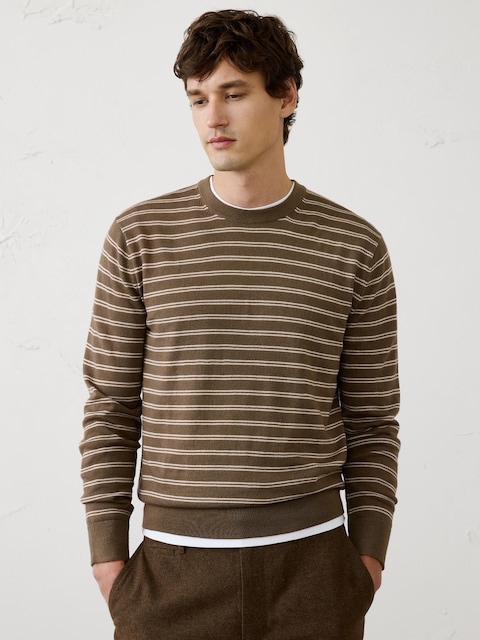 Merino Wool Striped Sweater