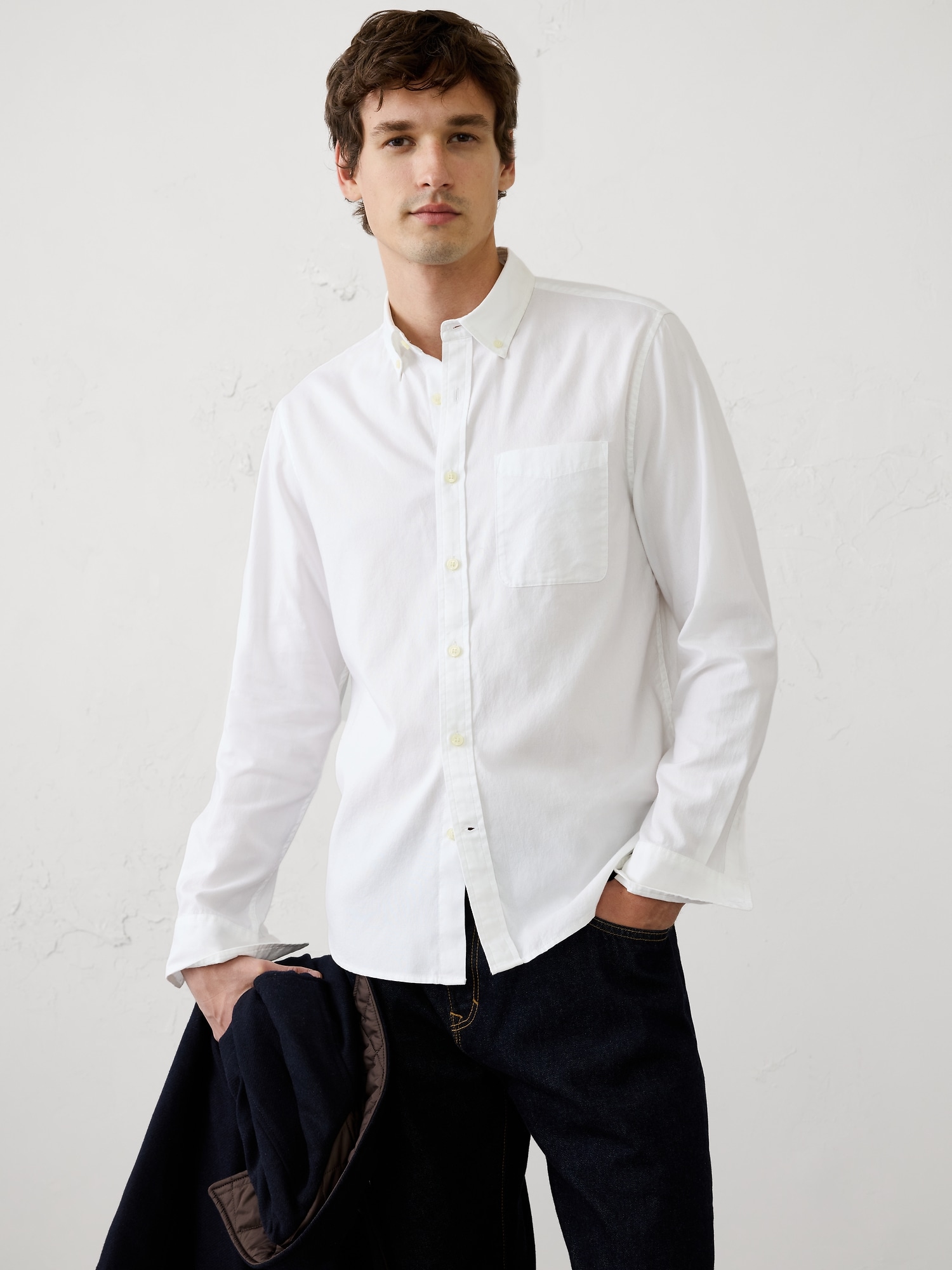 Standard-Fit Oxford Shirt