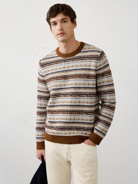 Fair Isle Reverse Pattern Sweater