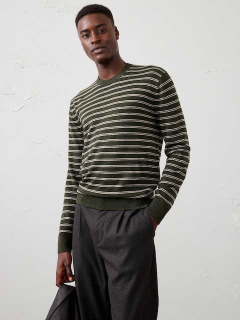 Merino Wool Striped Sweater