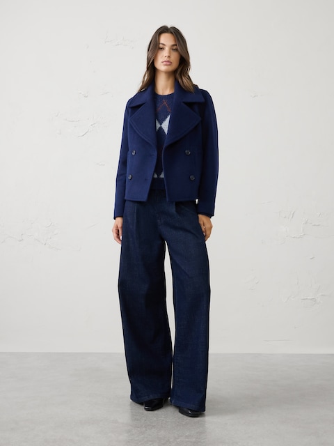 Twill Peacoat