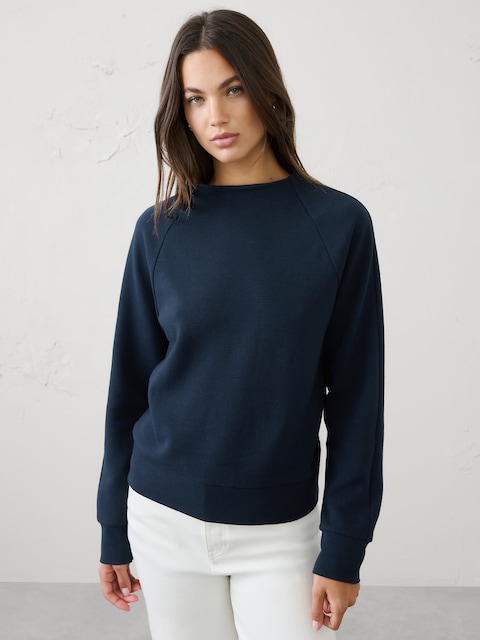 Ottoman Mock-Neck Sweatshirt