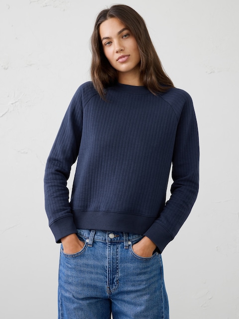 Quilted Sweatshirt