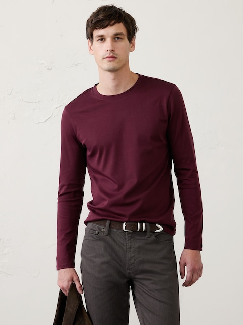 Slim-Fit Luxe Touch Long-Sleeve T-Shirt