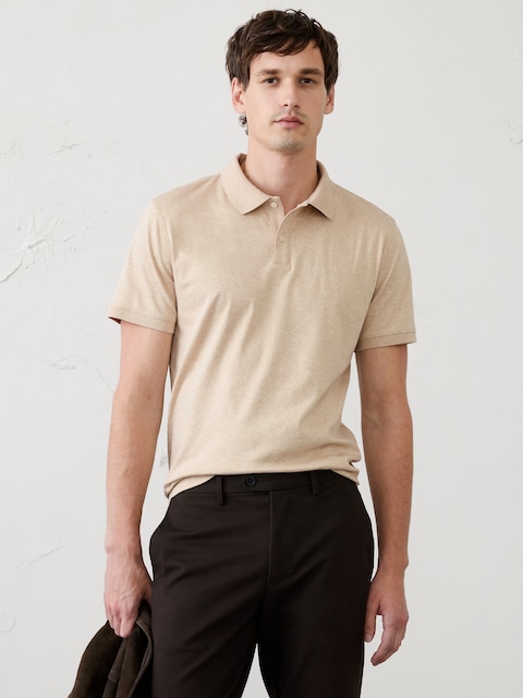 Standard-Fit Luxe Touch Polo