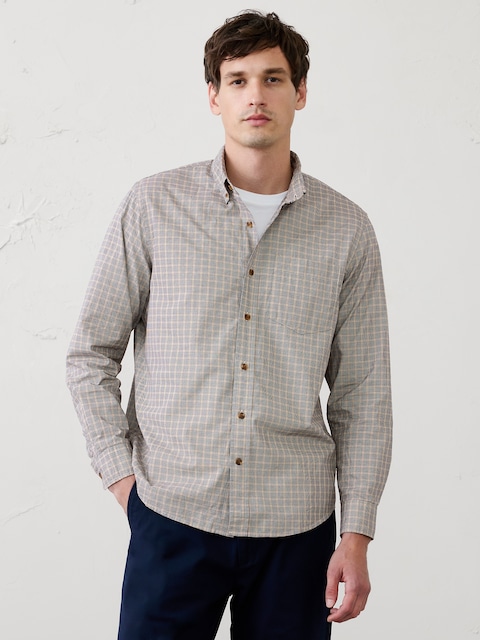 Standard-Fit Softwash Cotton Shirt