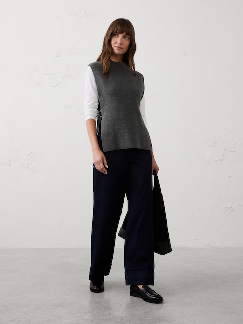 Side-Tie Sweater Poncho