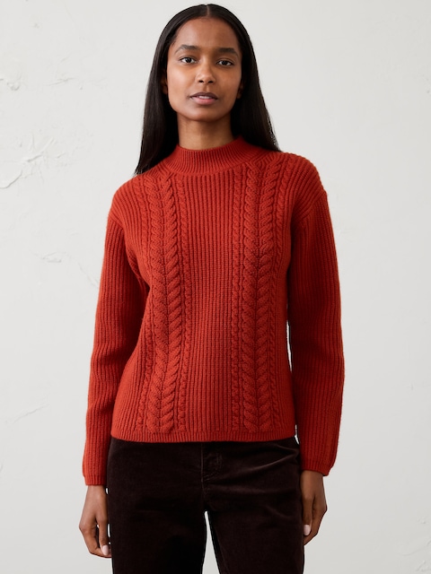 Perfectly Soft Cable Sweater