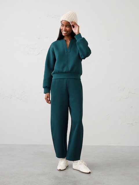 Weekender Split-Neck Sweatshirt
