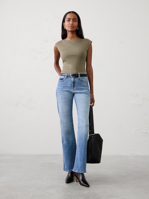 Soft Stretch Cap-Sleeve Top