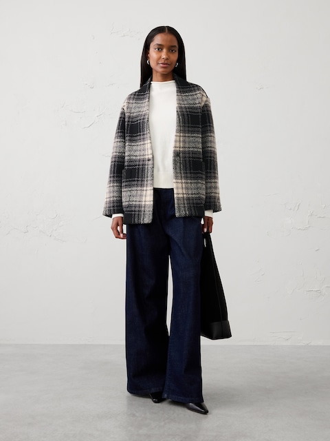 Knit Bouclé Coat