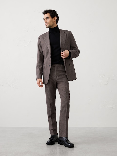 Mini-Check Suit Trouser